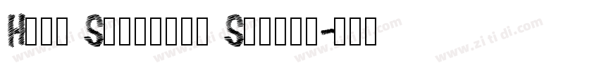 Hand Scribble Sketch字体转换